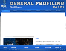 Tablet Screenshot of generalprofiling.co.za